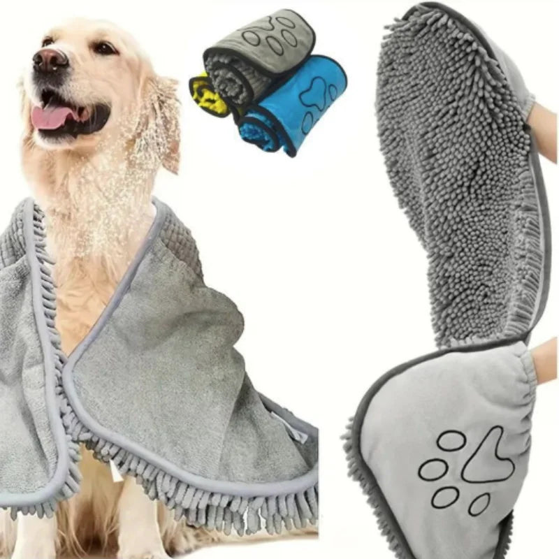 Toalla de Secado Rápido para Mascotas | Suave y Absorbente