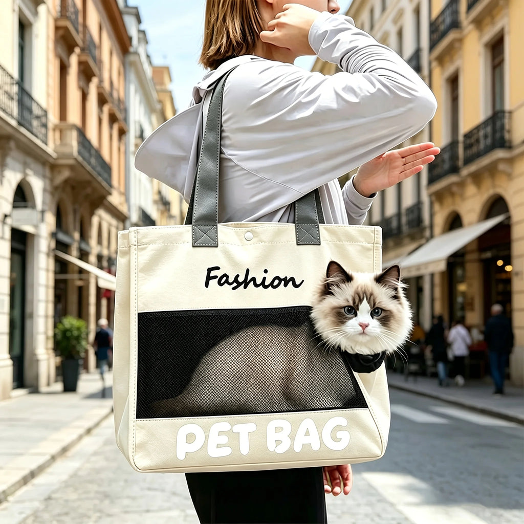 Mochila Transportadora para Gatos y Perros Pequeños | Cómoda y Segura