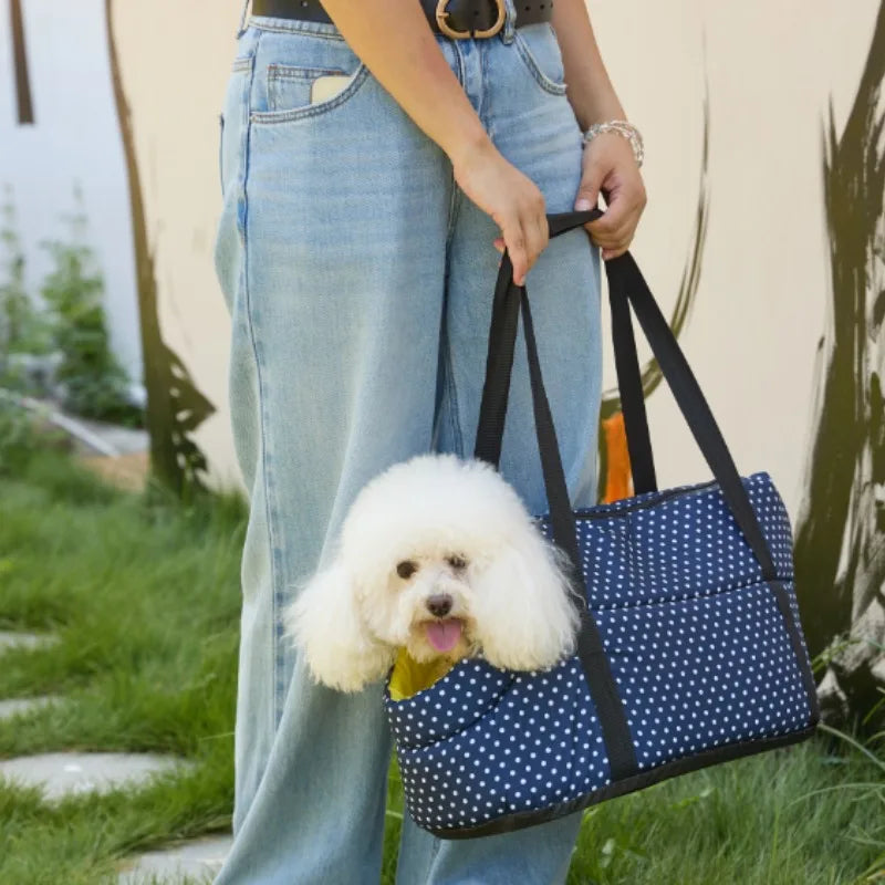 Bolsa Transportadora Portátil para Mascotas | Malla Transpirable y Cálida