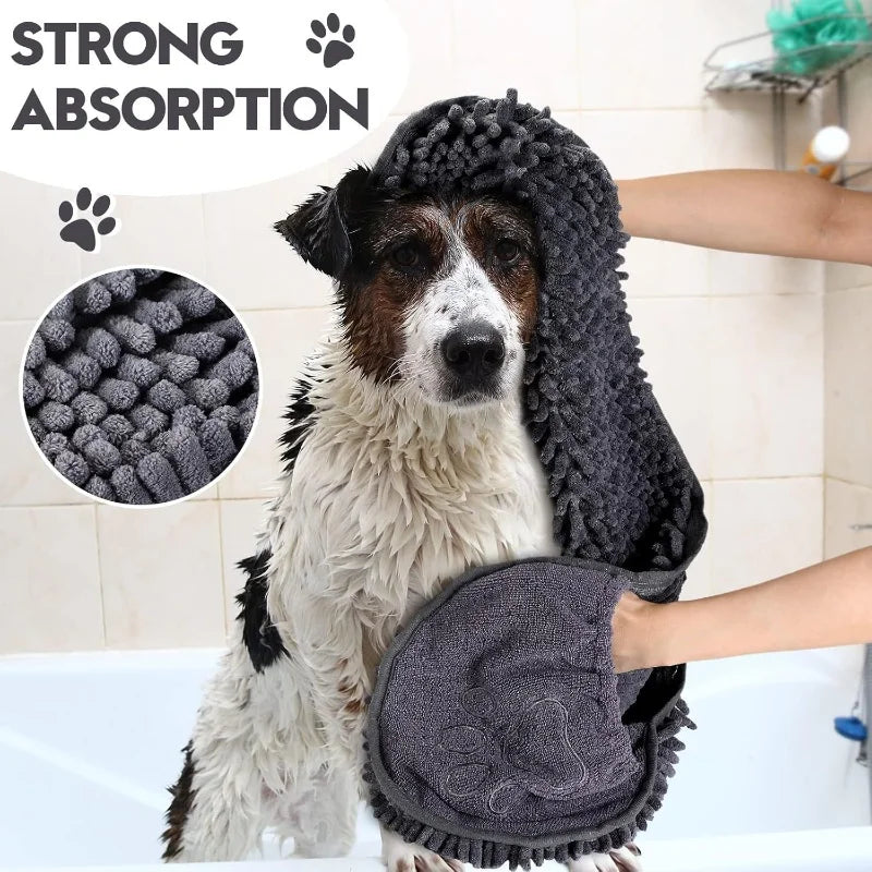 Toalla de Secado Rápido para Mascotas | Suave y Absorbente