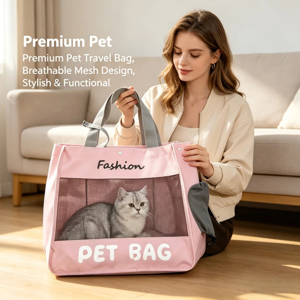 Mochila Transportadora para Gatos y Perros Pequeños | Cómoda y Segura