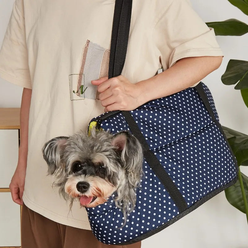 Bolsa Transportadora Portátil para Mascotas | Malla Transpirable y Cálida