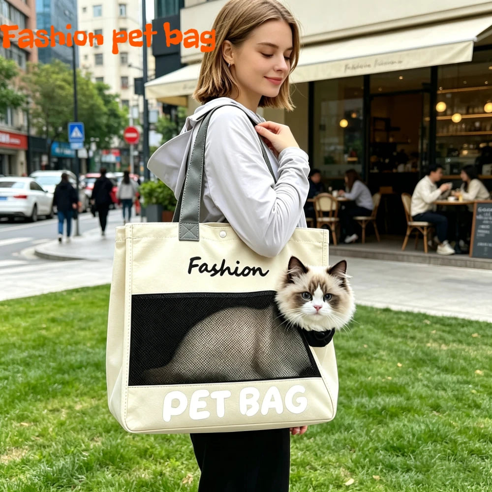 Mochila Transportadora para Gatos y Perros Pequeños | Cómoda y Segura